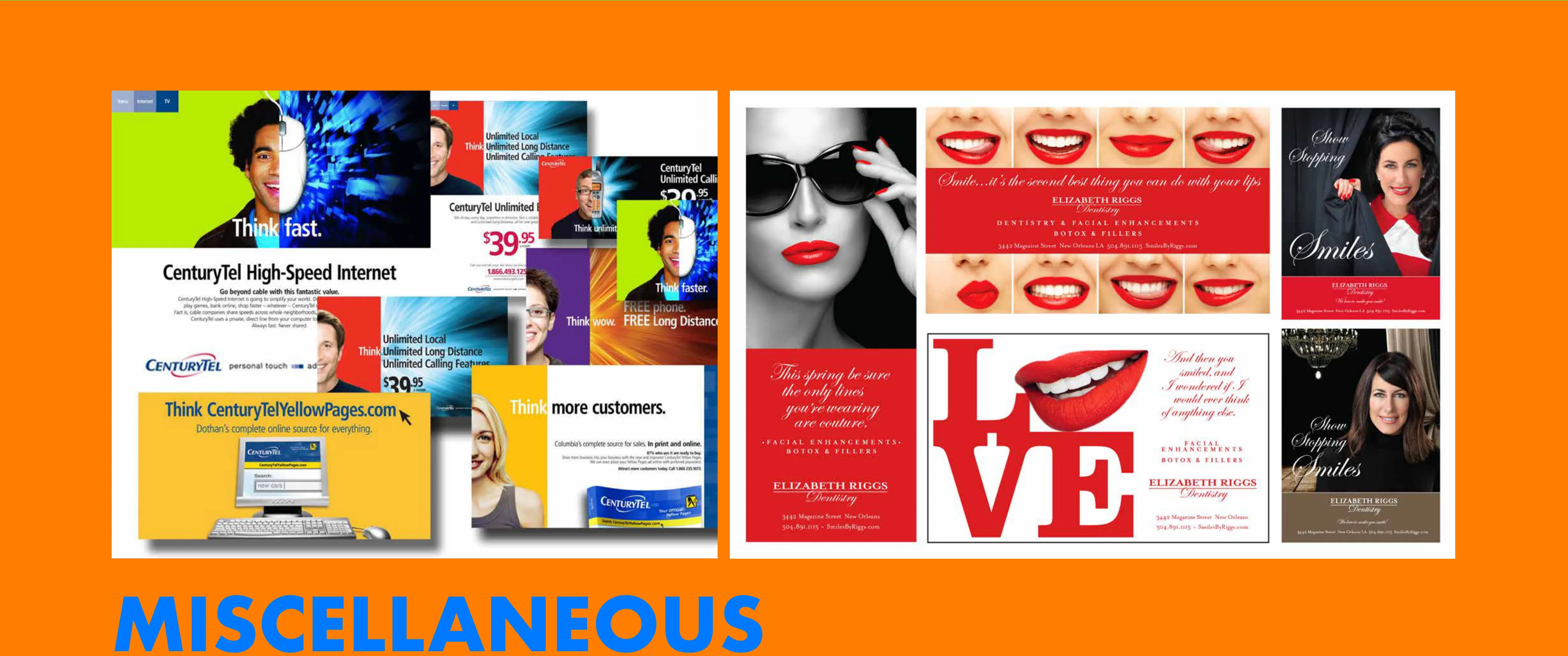 Scott Bicking's misc design collage